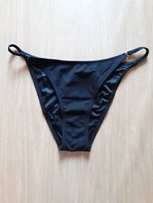 Costume slip da donna in tinta unita nero o bianco Tg. 42