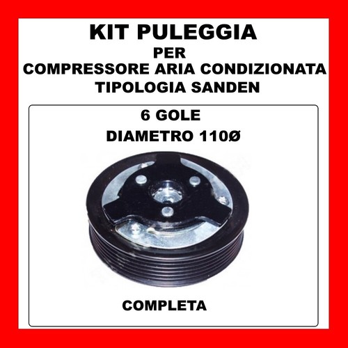 Kit puleggia compressore aria - kit,
