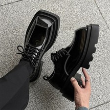 Scarpe derby uomo punta alta