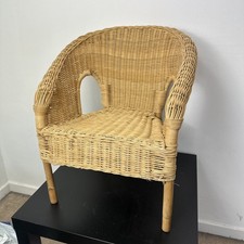 Poltrona per bambini in vimini