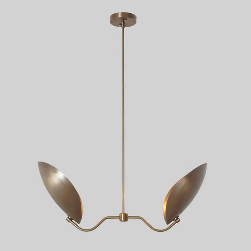 Lampadario moderno ottone - lampadario, in
