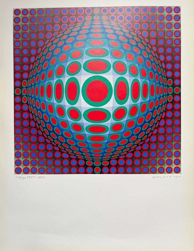 Victor vasarely vega 222 - vasarely, :