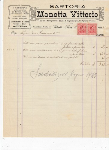 Fattura varallo sesia - fattura,