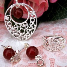 Set 3 pezzi da donna con agate