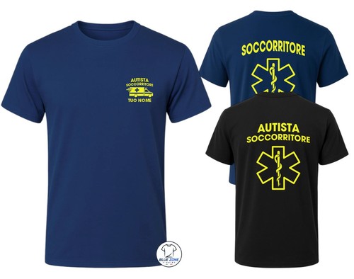 Maglietta autista soccorritore - autista,