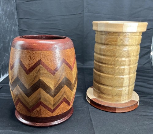 Vintage portacandele chevron - 2,