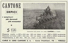 PUBBLICITA' 1951 ERPICE CARLO