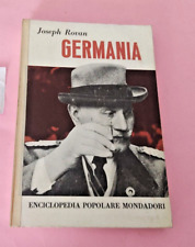 GERMANIA JOSEPH ROVAN  ENCICLOPEDIA POPOLARE 1°MONDADORI 1961 ILLUSTRATA