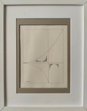 VERONESI LUIGI (1908 - 1998) INCHIOSTRO SU CARTA 1971 cm. 20 x 16,5