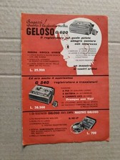 A8)PUBBLICITA'-TRIPLA- GELOSO REGGISTRATORE/ AERMEC EDILMEC/ LANCIA FULVIA