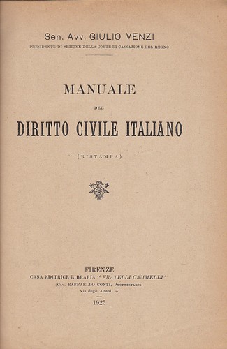 Venzi giulio manual italian - venzi,