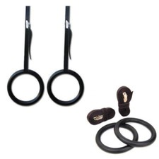 TOORX Coppia di Anelli ABS da ginnastica con cinghie in Nylon regolabile art.CAG