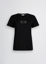 LIU JO T-SHIRT MODA M/C STRASS