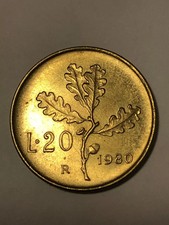 20 LIRE DEL 1980