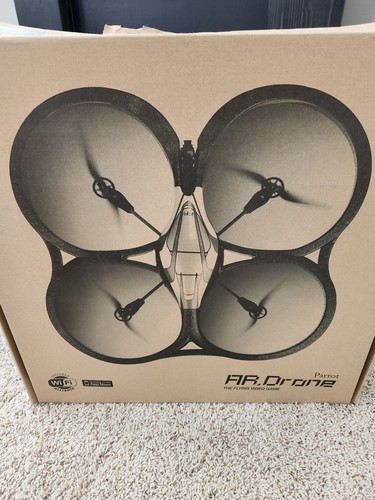Parrot drone in box - ar,
