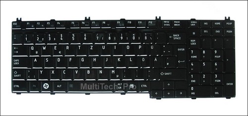 Tastiera originale toshiba - originale, de