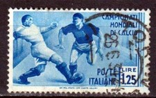 REGNO 1934 - 2º campionato mondiale di calcio lire 1,25 USATO
