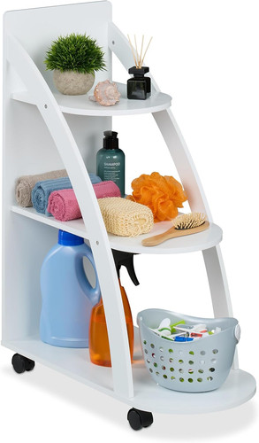 Carrello salvaspazio bagno - da,