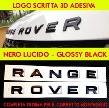 Logo Scritta RANGE ROVER Nero