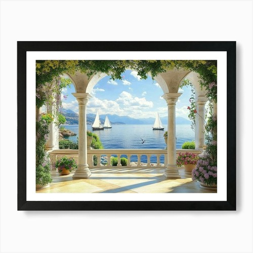 Quadro stampa artistica vista - quadro,