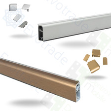 Alzatina Cucina in Alluminio 2 Metri Accessori Snodo Inclusi Made in Italy