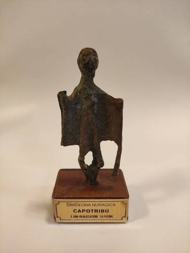 Riproduzione bronzetto sardo - sardo, "