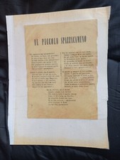 Poesía “Il piccolo Spazzacamino” – lago Maggiore