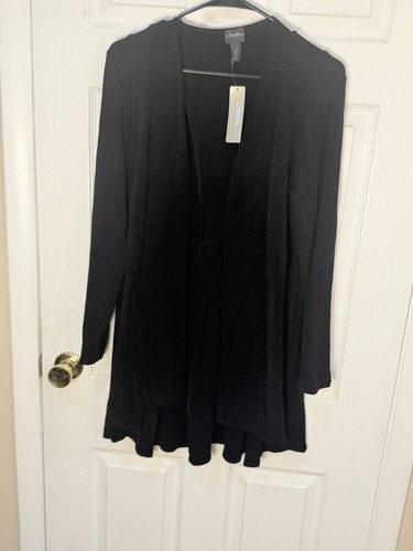Poncho giacca mantello nero
