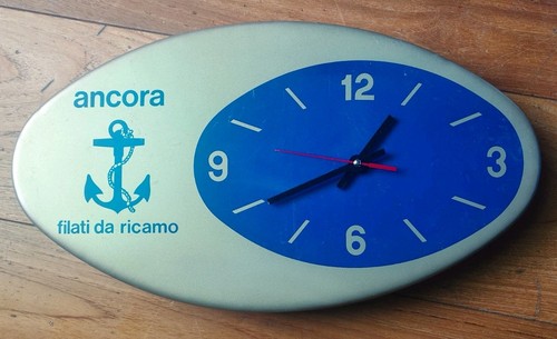 Orologio pubblicitario vintage - orologio,