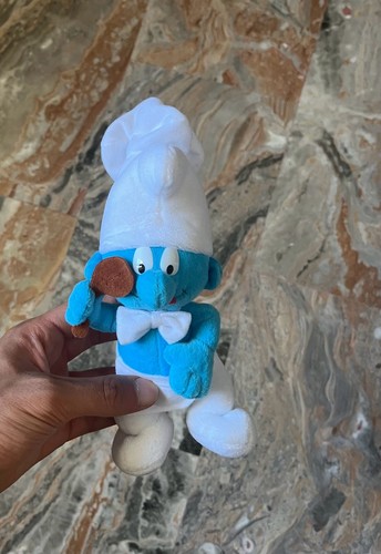 Peluche puffo cuoco - peluche, peyo