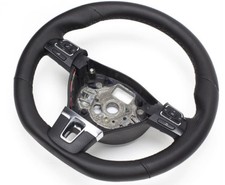 Ricambio Volante IN Pelle per VW Passat B7 Volante Multifunzione 3C8419091 Nero