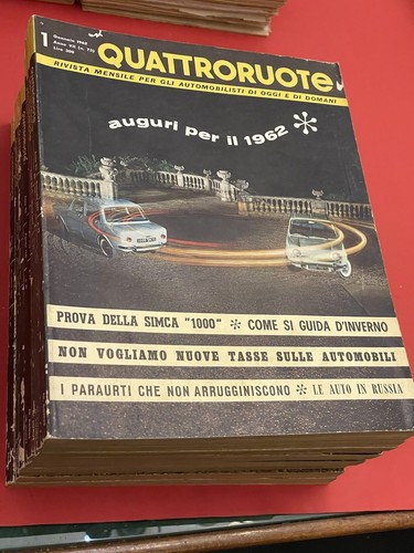 Quattroruote annata 1962