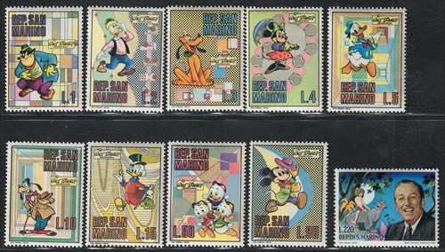 1970 san marino - san, disney