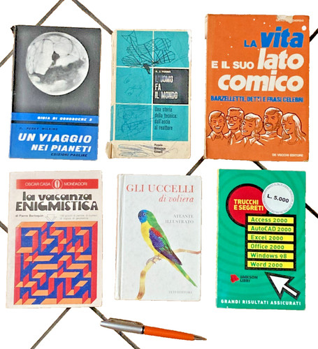 Libri vintage anni 90 - libri,
