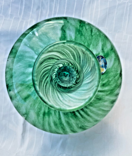 Vaso vetro arte italiano - vaso,