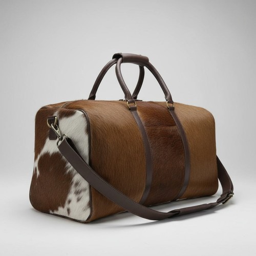 Borsone vera pelle mucca - borsone, di