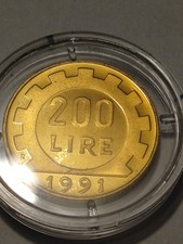 200 LIRE 1991 PROOF da serie