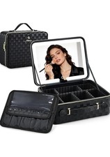 Borsa Trucco con Specchio LED