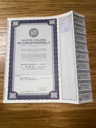 Sip societa italiana - italiana,