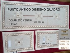 Parure centri 3 pezzi  Lino