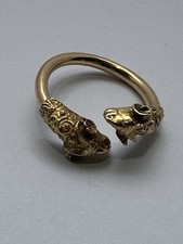 Anello in oro 18 K con doppia