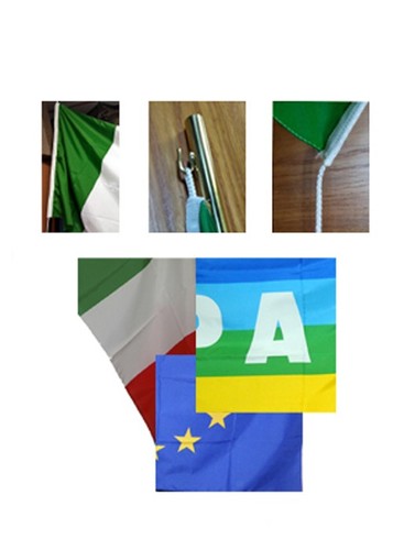 Set bandiere italia europa - bandiere, e