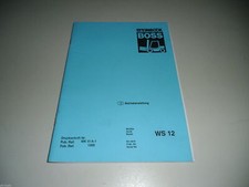 Manuale Di Istruzioni Carrello Elevatore Steinbock Boss WS 12