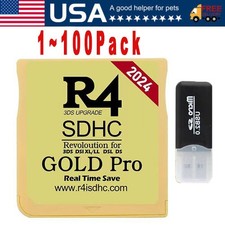 Versione 2025 R4 Gold Pro SDHC R4i per cartuccia DS/3DS/2DS Revolution + USB