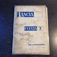 Lancia fulvia libretto - lancia, uso