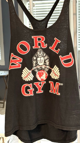 Canotta vintage world gym - canotta,