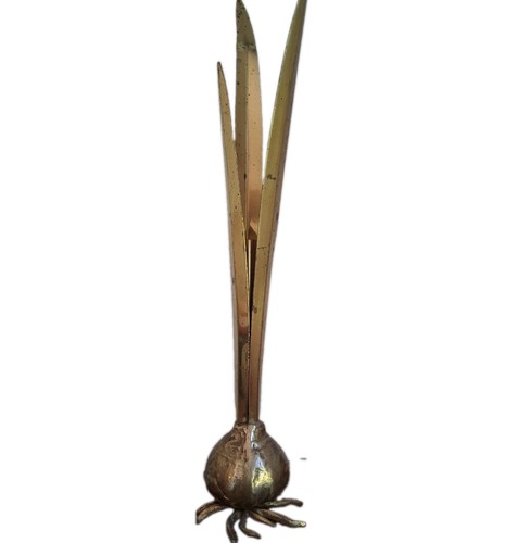 Vaso lampadina ottone vintage