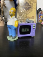 Orologio Clock Tv The Simpson - Homer E Palla Di Neve - 2010 - Raro
