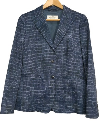 Blazer max mara stampato - blazer, blu