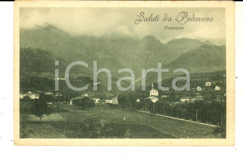 1920 pedavena veduta - (bl),